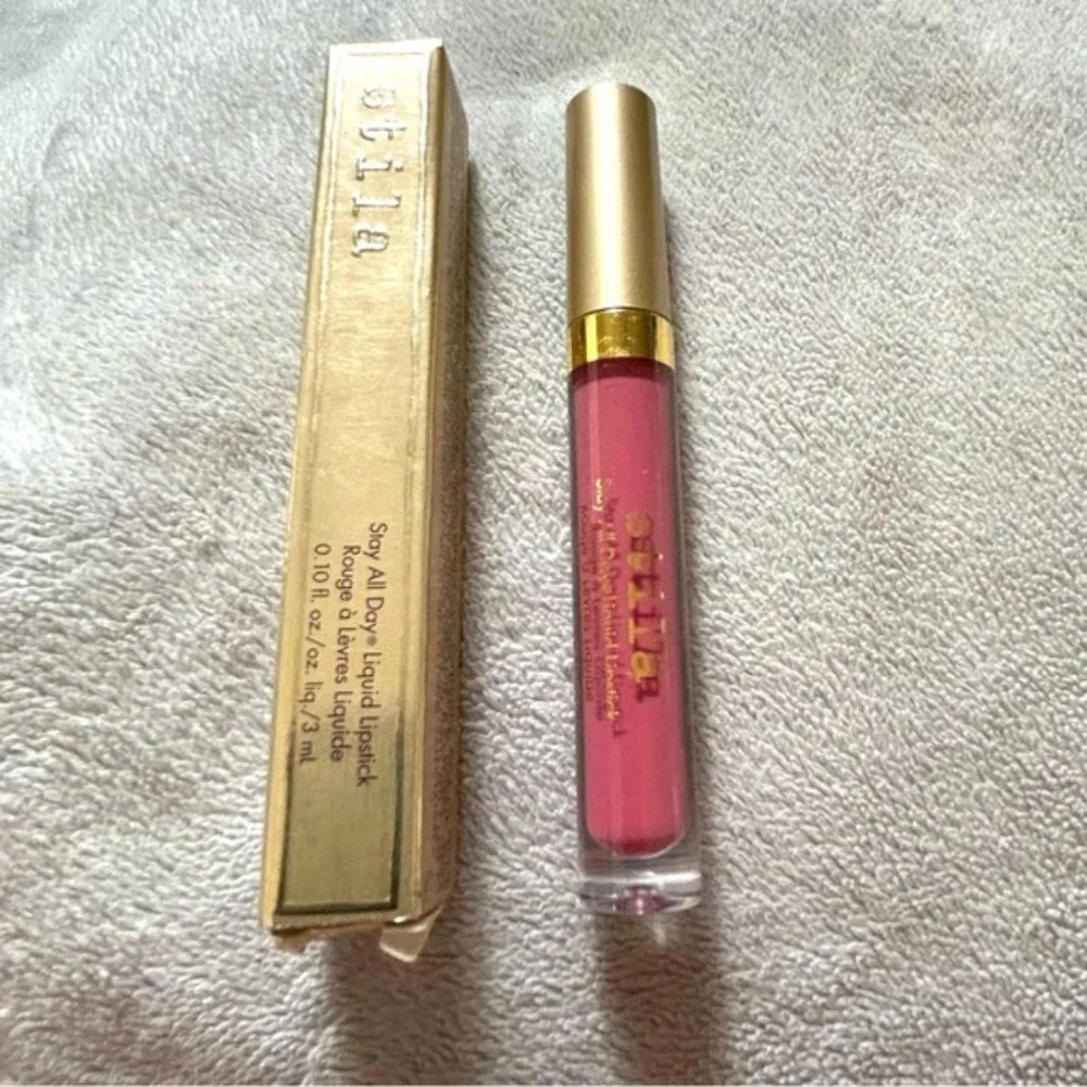 Stila Stay All Day Long Wear Liquid Lipstick- Patina (dusty rose)- NIB